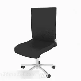 Modern Roller Skate Black Chair V1 3d model