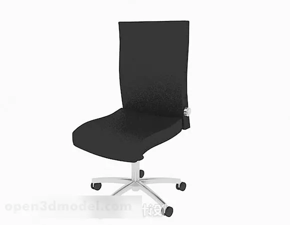 Modern Roller Skate Black Chair V1 3d model Modern Roller Skate Black Chair V1 3d model