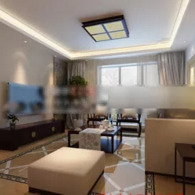 Living Room V10 3d model