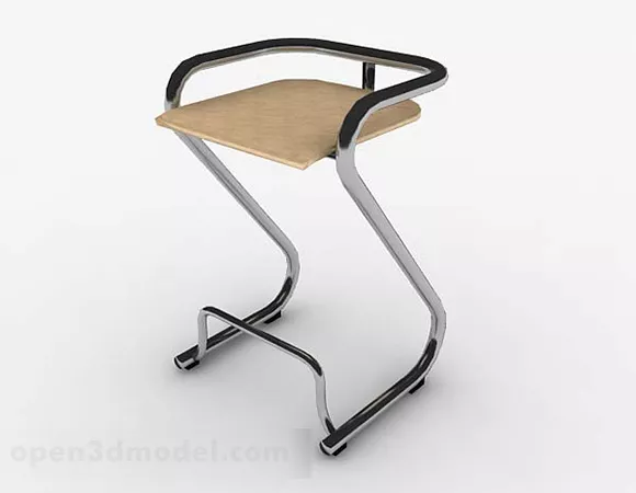 Modern Minimalist Metal Bar Chair V1 3d model Modern Minimalist Metal Bar Chair V1 3d model