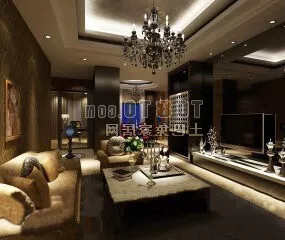 Living Room V11 3d model