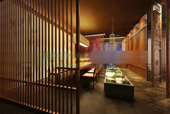 Restaurant V2 3d model Restaurant V2 3d model