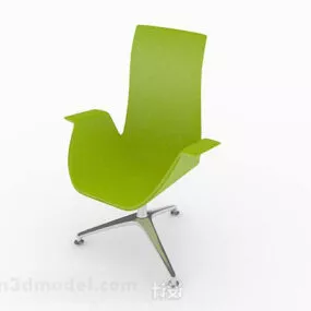 Green Leisure Chair V1 3d model