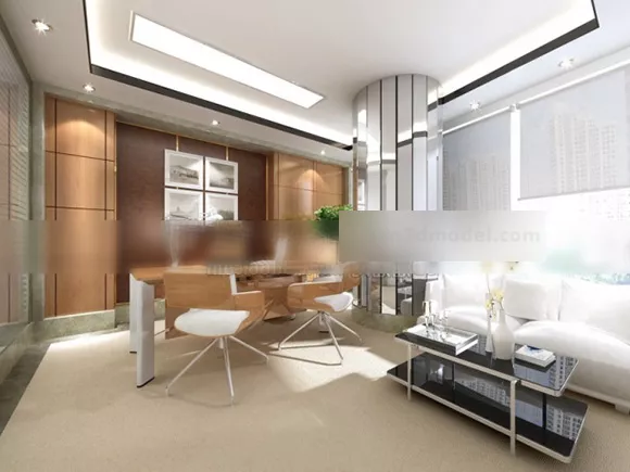 Modern Light Living Room 3d model Modern Light Living Room 3d model