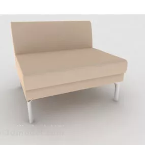 Brown Minimalist Home Chair 3d model
