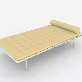 Simple Single Bed V1 3d model