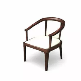 New Chinese Style Wooden Home Chair 3d model