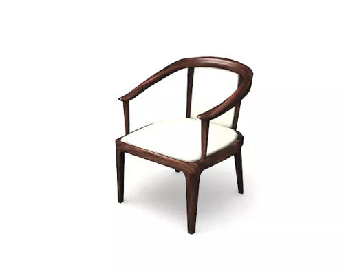 New Chinese Style Wooden Home Chair 3d model New Chinese Style Wooden Home Chair 3d model