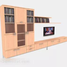 Television Wall Decor 3d model