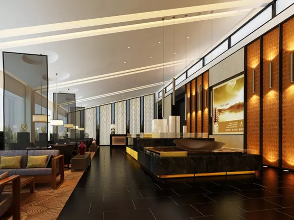 Luxury Coffee Restaurant Lobby 3d model Luxury Coffee Restaurant Lobby 3d model
