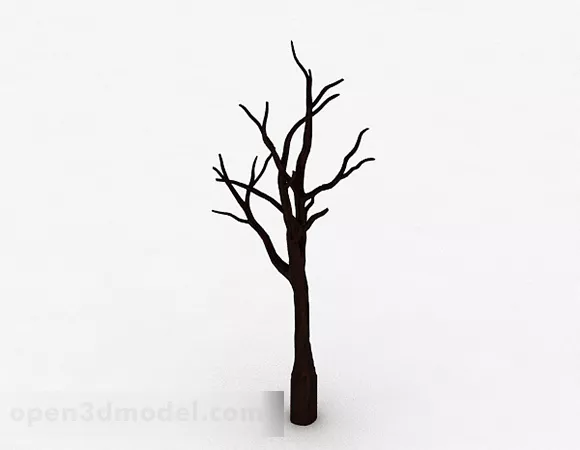 Brown Dry Tree Branches Home Decor 3d model Brown Dry Tree Branches Home Decor 3d model