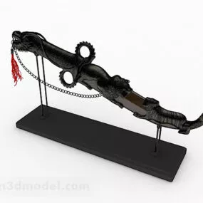 Ethnic Knife Furnishings 3d model