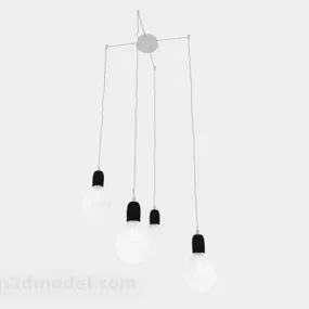 Fashion Bulb Chandelier 3d model