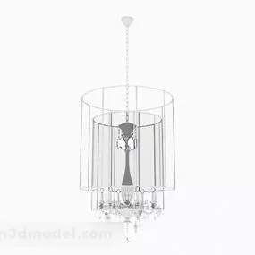 Fashion Style Home White Chandeliers 3d model