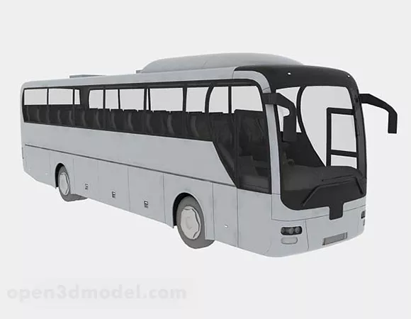 Peanut Bus 3d model