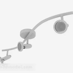 Gray Spotlight 3d model