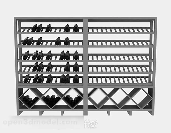 Wall Rack Hanger Sanitary 3d model
