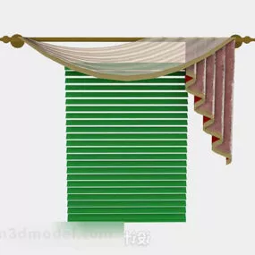 Home Green Venetian Blinds 3d model