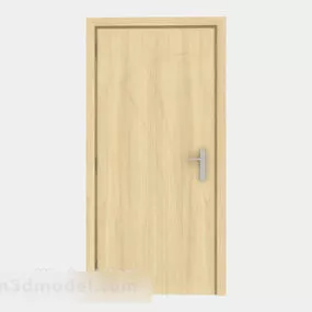 Of Home Solid Wood Room Door 3d model
