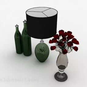 Interior Vase Decoration 3d model
