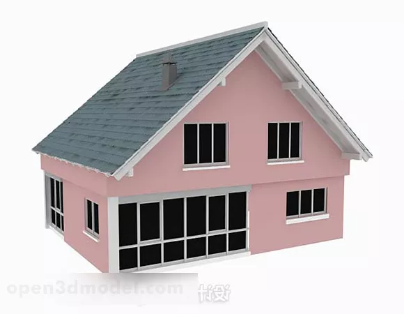 Ancient China House 3d model