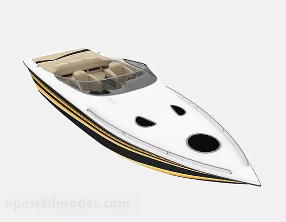 Starship Scifi Vehicle 3d model