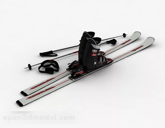 Christmas Cart Sleigh 3d model