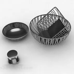 Stainless Steel Hollow Kitchen Utensils 3d model