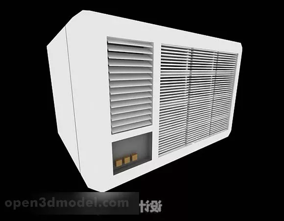 Conditioner Mitsubishi Outdoor Unit 3d model