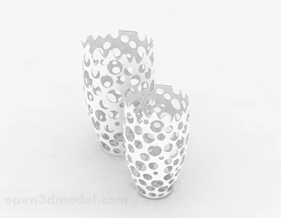 White Interior Furnishings 3d model White Interior Furnishings 3d model