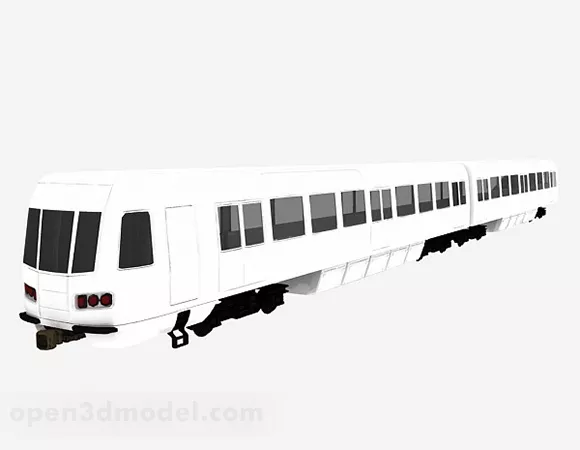 High Speed Train Vehicle 3d model