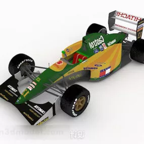 F2 Racing Car 3d model
