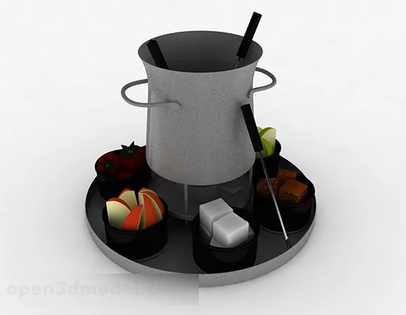 Afternoon Tea Dessert Pastry 3d model Afternoon Tea Dessert Pastry 3d model