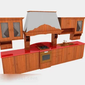 American Style Cabinet 3d model