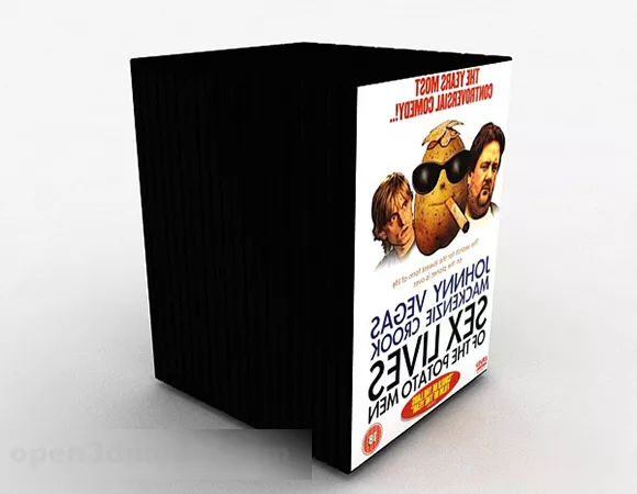 Three Dvd Disc 3d model