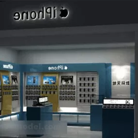 Apple Store Interior 3d model