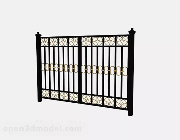 Atmospheric Iron Gate 3d model Atmospheric Iron Gate 3d model