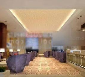 Bar Lobby Service Desk Interior 3d model