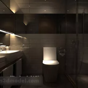 Home Bathroom Design 3d model