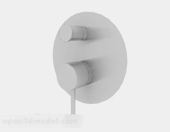 Beige Switch 3d model