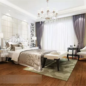 Modern Bedroom Interior Ideas 3d model