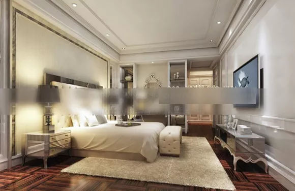 Western Decor Bedroom Design Interior 3d model Western Decor Bedroom Design Interior 3d model
