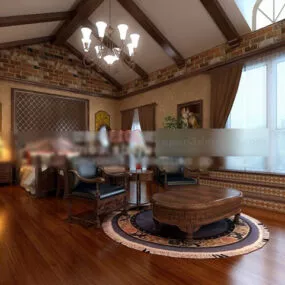 Bedroom 135 Interior 3d model