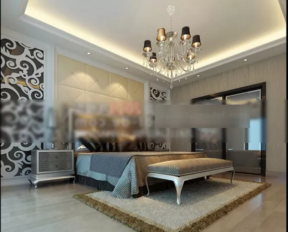 Bedroom Home Design Interior 3d model Bedroom Home Design Interior 3d model