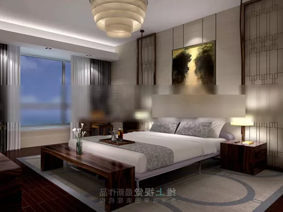 Bedroom Double Bed Modern Design Interior 3d model Bedroom Double Bed Modern Design Interior 3d model