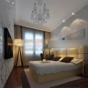 Bedroom Design Interior V2 3d model