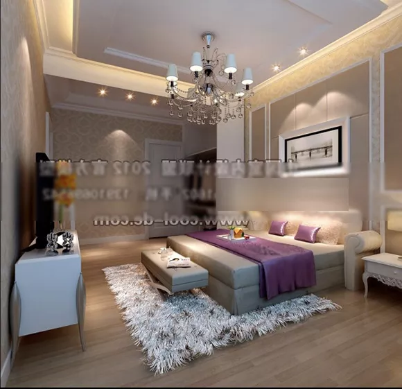 Simple Design Bedroom Interior V1 3d model Simple Design Bedroom Interior V1 3d model