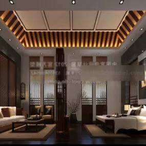 Home Design Bedroom Interior 3d model