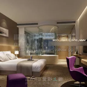 Home Design Bedroom Interior V1 3d model