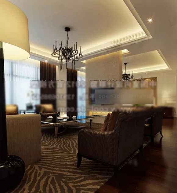 Neo Classic Bedroom Interior V2 3d model Neo Classic Bedroom Interior V2 3d model